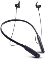 Mi-Sts Black B325 Bluetooth Neckband With Memory Card Slot Headphone Earphone, In The Ear