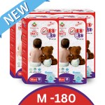 CooCoo by Mafatlal M-180 Premium Diaper - Pack of (180)