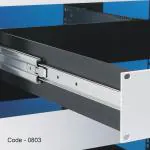 Harrison Telescopic Ball Bearing Slide 0803 | Drawer Channel Stainless Steel | 16 inch Soundless Modular Kitchen Drawer Slides | Rust Free | Load Bearing Capacity 45 kg | Furniture Hardware