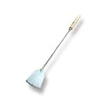 Liolis Pure Iron White Palta kocha Spatula Strainer with Wooden Handle ( Size- 39 inch)