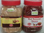 Kiyo Combo Pack of Chutney & Sauce || Hot Sezwan - Dip & Chutney 900gms || Ginger Garlic Paste 900 GMS ||
