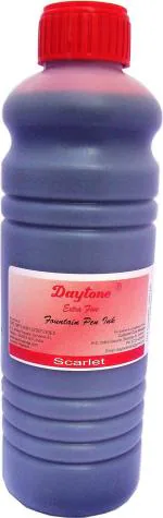 Daytone Extra Fine Fountain Pen Ink Scarlet 500 Ml. Pack of 2