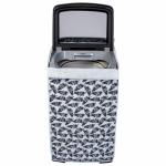 Classic Top Load Washing Machine Cover Suitable for IFB Back Panel 8 Kg, 8.5 Kg, 9 Kg 9.5 Kg, 10 Kg, 10.5 Kg, 11 Kg, 11.5 Kg, 12 Kg | 63Cms X 66Cms X 99cm | Black & White
