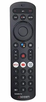 HDF Voice Supported Compatible for Airtel Xstream Original | Fiber Broadband HD and SD Smart Android DTH Set Top Box Remote Control | Please Match The Image with Your Old Remote