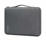 Handcuffs Document Bags Waterproof Portfolio Organizer Zipper Case Professional File Folders Bag for Certificates & Document (Grey)