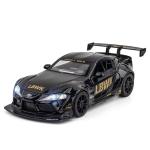 Akvanar Alloy Pull Back Toy Car With Sound & Light For Kids Boy Girl (Black)