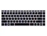 Saco Black and Clear Keyboard Skin For HP Pavilion 13-U133TU x360(CKS3HP14QBC-06)