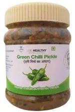 Grandmother's recipe Live Healthy Homemade Green Chilli Pickle, 200 g