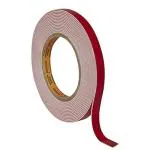 Pentagon Red Rubber Heavy Duty Double Sided Mirror Mounting Tape With Adhesion Promoter - 12 Mm , 20Ml