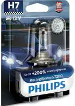 PHILIPS 573130 RacingVision GT200 H7 car headlight bulb +200%, single blister