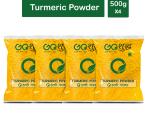 Goshudh Haldi Powder 2 kg (500g X 4 Pack) Turmeric Powder