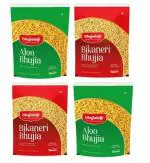 Bhujialalji Aloo and Bikaneri Bhujia| (pack of 4) 4kg.