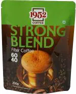1952 Strong Blend South Indian Filter Coffee Powder - Blend of Handpicked Chikmagalur Coffee, 4 packs of 250g