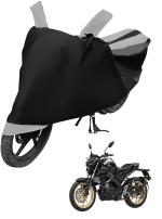 Auto Hub Bike Cover for Yamaha MT 15 , Dustproof UV Protection water resistant Custom Fit Cover-(Black-Silver )
