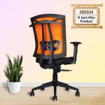 beAAtho Irish Orange Mesh Mid Back Ergonomic Office Chair