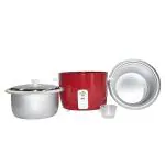 Eslite -1.8 Liter 700-Watts Electric Rice Cooker with 2 Cooking Pans, Measuring Cup and Rice Scoop