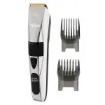 Vega VHTH-27 Titanium P3 Trimmer Men With 160 Mins Runtime, Titanium Blades, Digital Display And 40 Length Settings, Silver, Gunmetal Black
