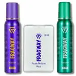 Fragway Buy 2 Elite and Sport Perfume Body Spray 150ml and Get 1 Aqua Pocket Perfume 20ml free