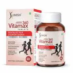 Slimish Vitamax 360 Tablets With Essential Vitamins And Minerals For Men And Women, 60 Tablets