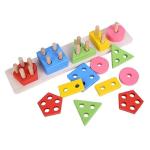 ShopiMoz Wooden Shape Puzzle Learning & Activity Toy For Kids