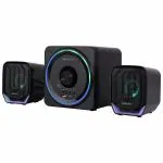 ZEBRONICS Pluto 2-2.1 Channel Desktop Bluetooth Speaker with 15 watts output-Black