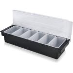 by FnS Condiment Tray Bar Accessories - 6 Chilled Garnish Stations with Lid