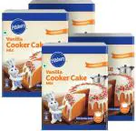 Pillsbury Vanilla Cooker Cake Mix, (Pack of 4 - 159 Gm Each)