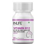 Inlife Vitamin B12 1500 mg With B1 B5 B6 Alpha Lipoic Acid ALA Inositol Supplements 60 Tablet