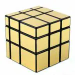 Enorme High Speed Smooth 3x3x3 Golden Mirror Cube, Stickerless High Stability Magic Puzzle Cube