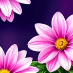 Love Creation A4 Size poster print for creative wall art- watercolor-pink-and-purple-flowers-on-a-white-background-in-the-style-of-qian-xuan-ce561d18-e2d2-4d30-a33b-959024d38319-1(Non Sticker)