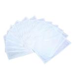 Kuber Industries White Cotton Saree Cover Set ( 12)