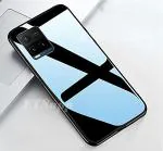 Clickaway Vivo Y33S 9H Premium Top Grade Rich Look Glass Case Back Cover (Black)