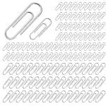SAHAPECT Paper Clip, Gem Clip, Metal Stainless Steel U Clip 26 mm Long Each for Holding Loose Papers Re-usable Clips at Home, Office,Bank, Hotel, Warehouse, Temple, Factory (1 Boxes-100 Nos)