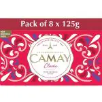 Camay Classic International Beauty Bath Bar, 125 G (Pack Of 8)