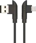 Ubon Black Fast Charging Micro USB Cable