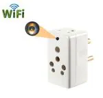 SAFETY NET, SPY CAMERA Hidden Spy Camera WiFi Multi Plug - Hidden Camera with Live Feed WiFi - Indoor Hidden Security Camera - 1080P HD Hidden Nanny Cam - Motion Detection Spy Cam - with 32GB MicroSD Card