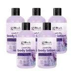 Globus Naturals Lavender Bliss Body Lotion, 200 ml, Pack of 5