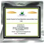 MGBN Gelatin Powder For Face Mask, Hair Removal Skin Care 1 Kg
