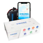 Ajjas Pro - Water-Proof GPS Tracker for Bike, Car with Anti-Theft Tracking, Accident Alert (Made in India) (1 Year Data)
