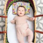 Kradyl Kroft Baby Head Shaping Pillow with 100% Cotton Removable Cover | Applr Biogen Foam Construct | New Born Pillow for Flat Head Prevention (Sunshine Floral)