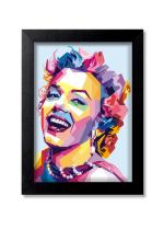 Blue Nexus Lionel Messi Wall Poster with Wall Frame Room Art Painting Collection A4 size 10x13