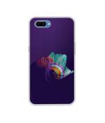 Casotec Vector Girl Design Printed Silicon Soft TPU Back Case Cover for Oppo A5