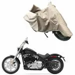 Oshotto Dust and Water Proof Double Mirror Pocket X1 Bike Body Cover Compatible with Harley-Davidson-Softail