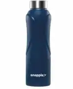 Snapple BREEZE Stainless Steel Single Wall Fridge/Gym/Home/Office Water Bottle 1000 ml Bottle (Pack of 1, Blue, Steel)