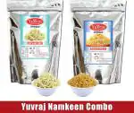 Yuvraj Ratlami Long Sev & Bhujiya Sev Hand Made Bikaneri Namkeen Snacks 400 g (Pack of 2)