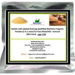 MGBN Gelatin With JaiphalNutmegJaadhikaiMyristica FragransPowder Mix 2 In 1 Use For Face Mask, Hair Removal Skin Care 100 gm