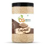 Organic Grocery White Sesame Seeds / Til Seeds For Eating,500 Gram