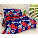 Prozone 144 TC D7 Printed Cotton King Double Bedsheet with 2 Pillow Cover (90 x 100)