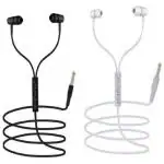 zenphonia wired earphones combo of 2