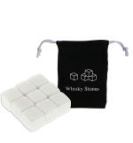9 pcs/lot Whiskey Whisky Soapstone Cold Glacier Stone Ice Cubes Rocks Cooler